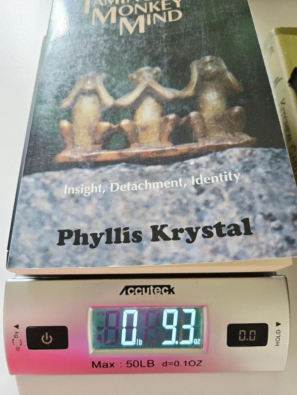 Taming the Monkey Mind Phyllis Krystal 1994 Sam Weiser Inc Trade Paperback